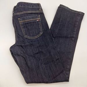 Tommy Hilfiger Classic Straight Dark Wash Mid Rise Women's Jeans-Size 10R